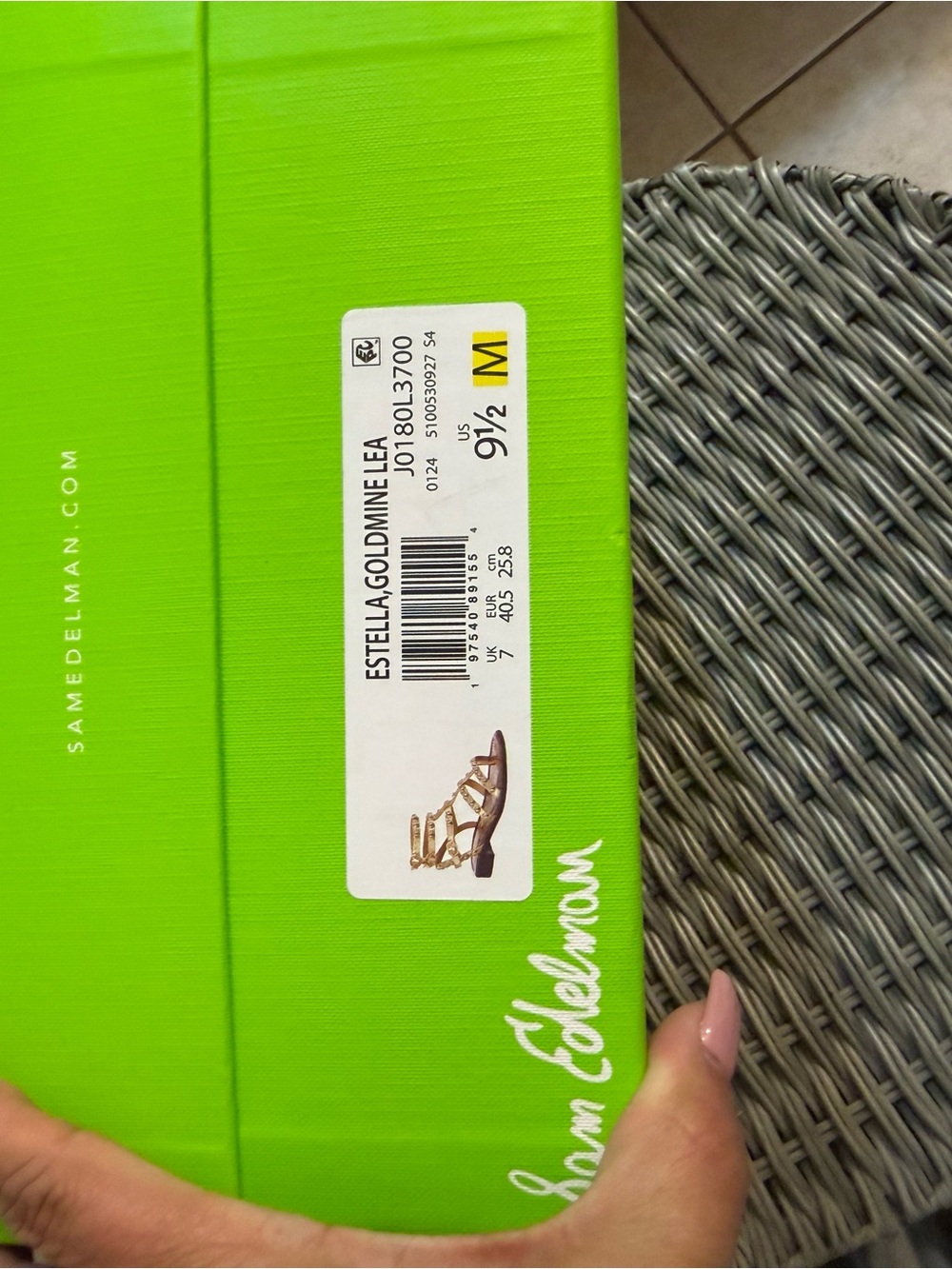 Sam Edelman Gold Studded Gladiator Sandals - Picture 6 of 6